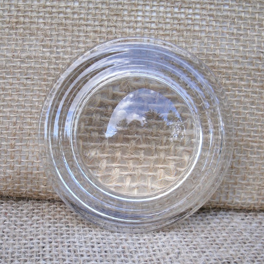 Vintage Round Glass Dome Magnifier